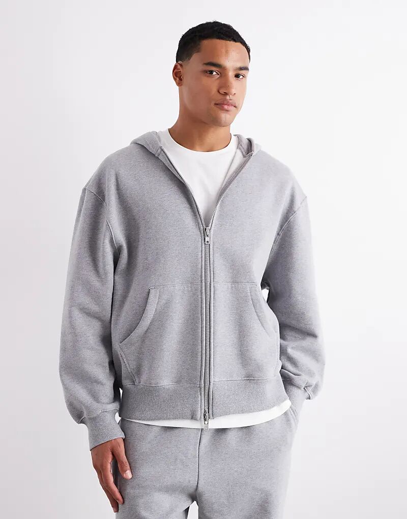 Толстовка свободного кроя ASOS DESIGN премиум-класса на молнии серо-меланжевого цвета
Толстовка свободного кроя ASOS DESIGN премиум-класса на молнии серо-меланжевого цвета