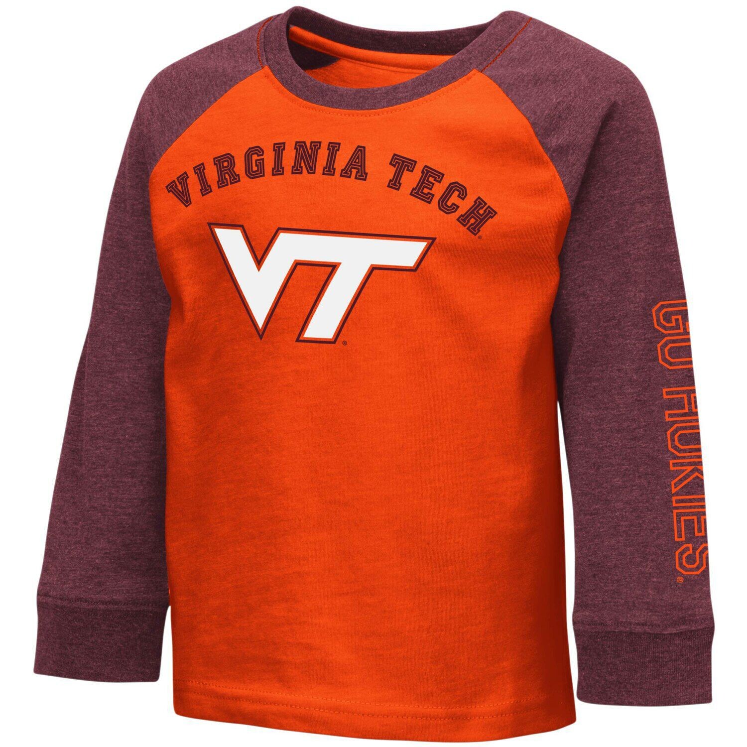 Футболка реглан с длинными рукавами для малышей Colosseum Heathered Orange Virginia Tech Hokies Colosseum 
Футболка реглан с длинными рукавами для малышей Colosseum Heathered Orange Virginia Tech Hokies Colosseum