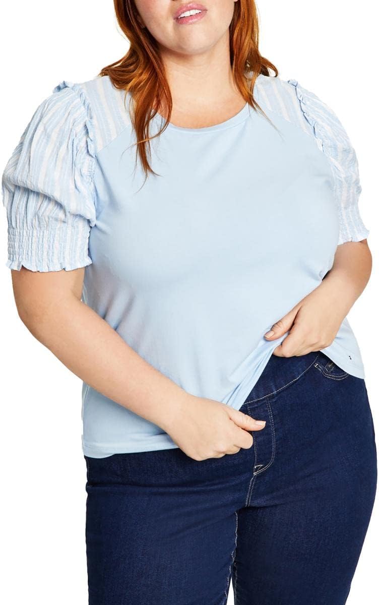Топ Tommy Hilfiger Plus Size из микс-медиа, Blue
Топ Tommy Hilfiger Plus Size из микс-медиа, Blue