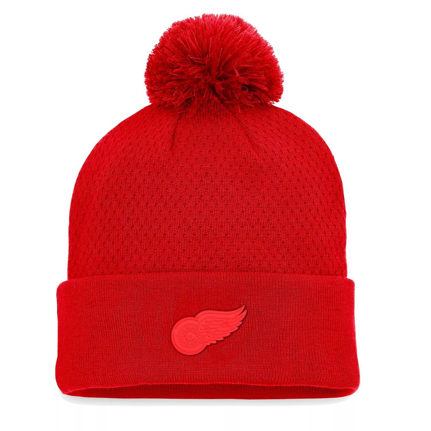Женская фирменная красная вязаная шапка Fanatics Detroit Red Wings Authentic Pro Road с манжетами и помпоном Fanatics
Женская фирменная красная вязаная шапка Fanatics Detroit Red Wings Authentic Pro Road с манжетами и помпоном Fanatics