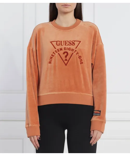 Толстовка Cropped fit Guess Jeans, оранжевый
Толстовка Cropped fit Guess Jeans, оранжевый