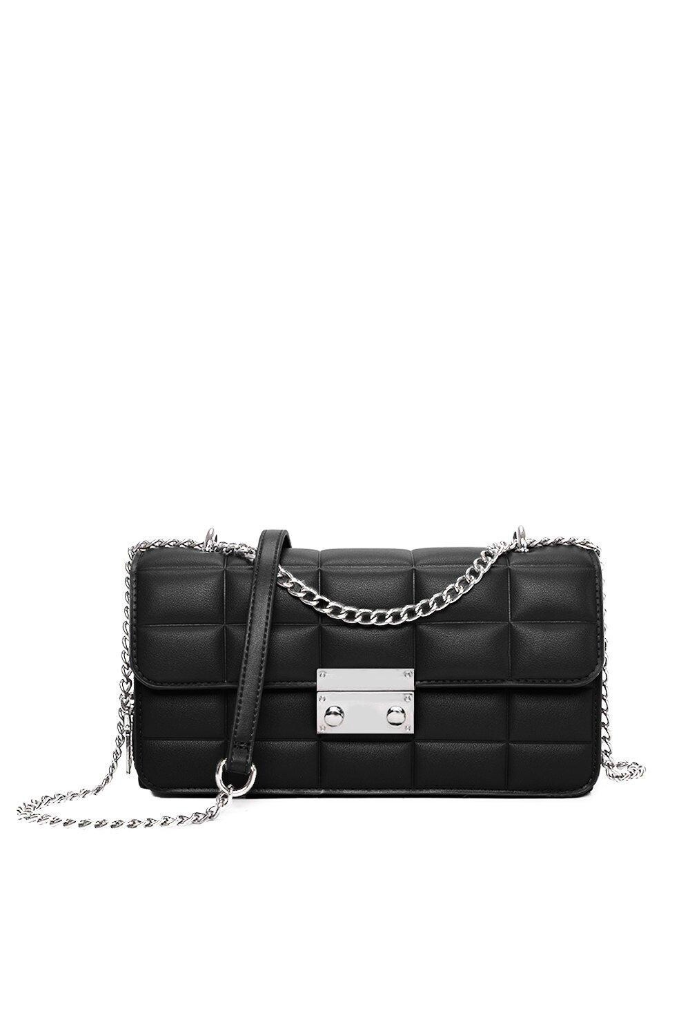 Стеганая сумка на плечо Allison из искусственной кожи с двумя отделениями и ремешком-цепочкой Fontanella Fashion, черный
Стеганая сумка на плечо Allison из искусственной кожи с двумя отделениями и ремешком-цепочкой Fontanella Fashion, черный