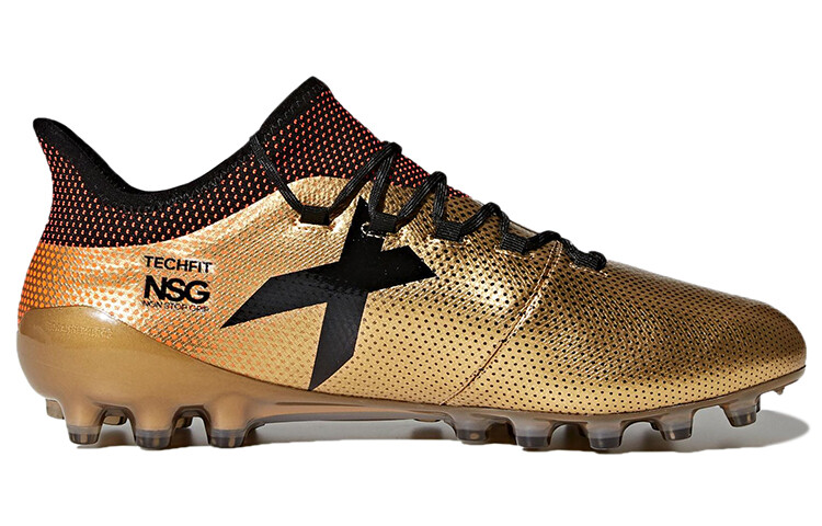 Футбольные бутсы X 17+ мужские низкие золотые/черные Adidas
Футбольные бутсы X 17+ мужские низкие золотые/черные Adidas