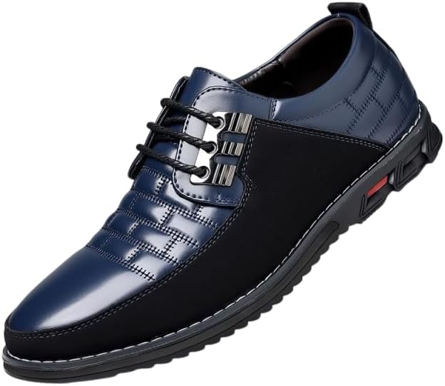 Мужские туфли модные повседневные деловые Оксфорды на шнуровке, лоуферы, балетки для мужчин для работы и офиса Generic, синий
Мужские туфли модные повседневные деловые Оксфорды на шнуровке, лоуферы, балетки для мужчин для работы и офиса Generic, синий