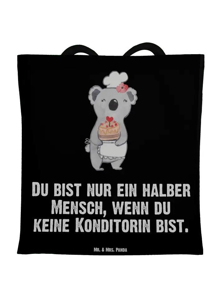 Сумка для переноски Mr & Mrs Panda Konditorin Herz, черный
Сумка для переноски Mr & Mrs Panda Konditorin Herz, черный