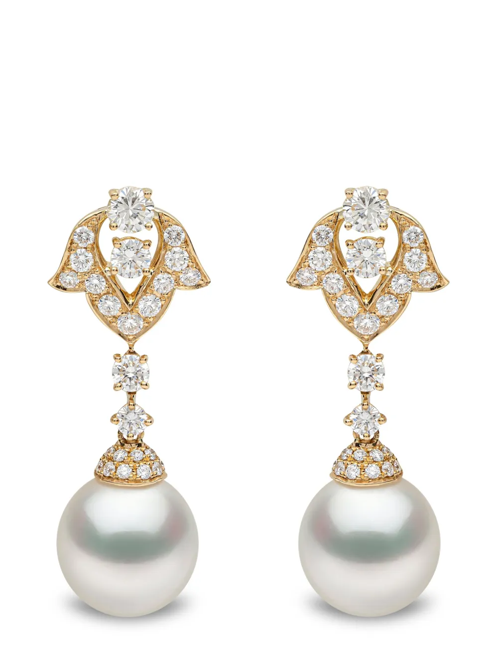 Серьги-подвески из желтого золота с бриллиантами и жемчугом Yoko London, золотой
Серьги-подвески из желтого золота с бриллиантами и жемчугом Yoko London, золотой