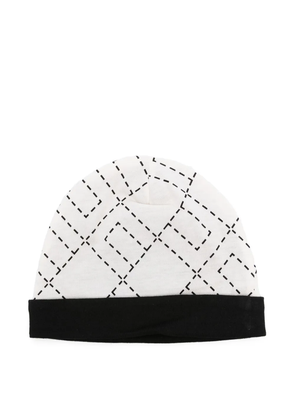 Хлопковая шапочка с ромбовидным узором Elisabetta Franchi La Mia Bambina, белый
Хлопковая шапочка с ромбовидным узором Elisabetta Franchi La Mia Bambina, белый
