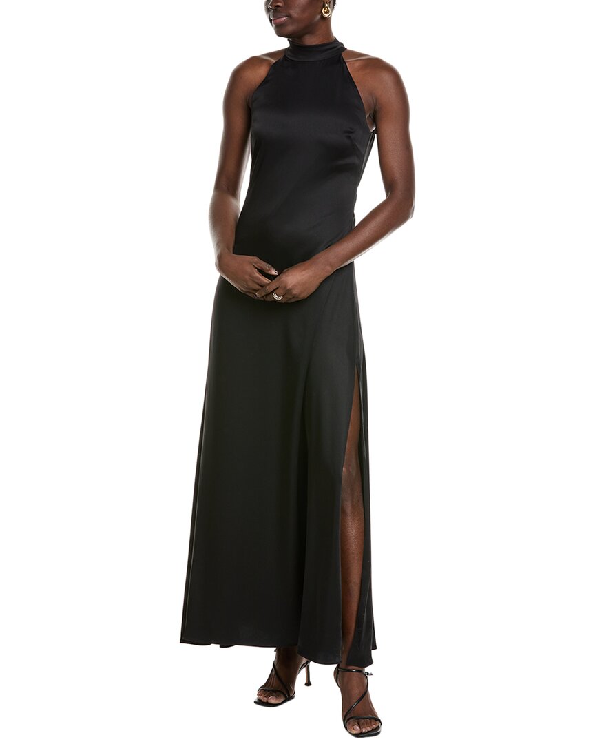 TOCCIN Jocelyn атласное макси-платье с завязками спереди, черный
TOCCIN Jocelyn атласное макси-платье с завязками спереди, черный