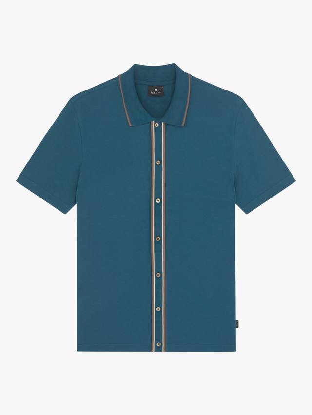 Хлопковая поло с пуговицами Regular Fit из смесовой ткани Paul Smith, Green
Хлопковая поло с пуговицами Regular Fit из смесовой ткани Paul Smith, Green