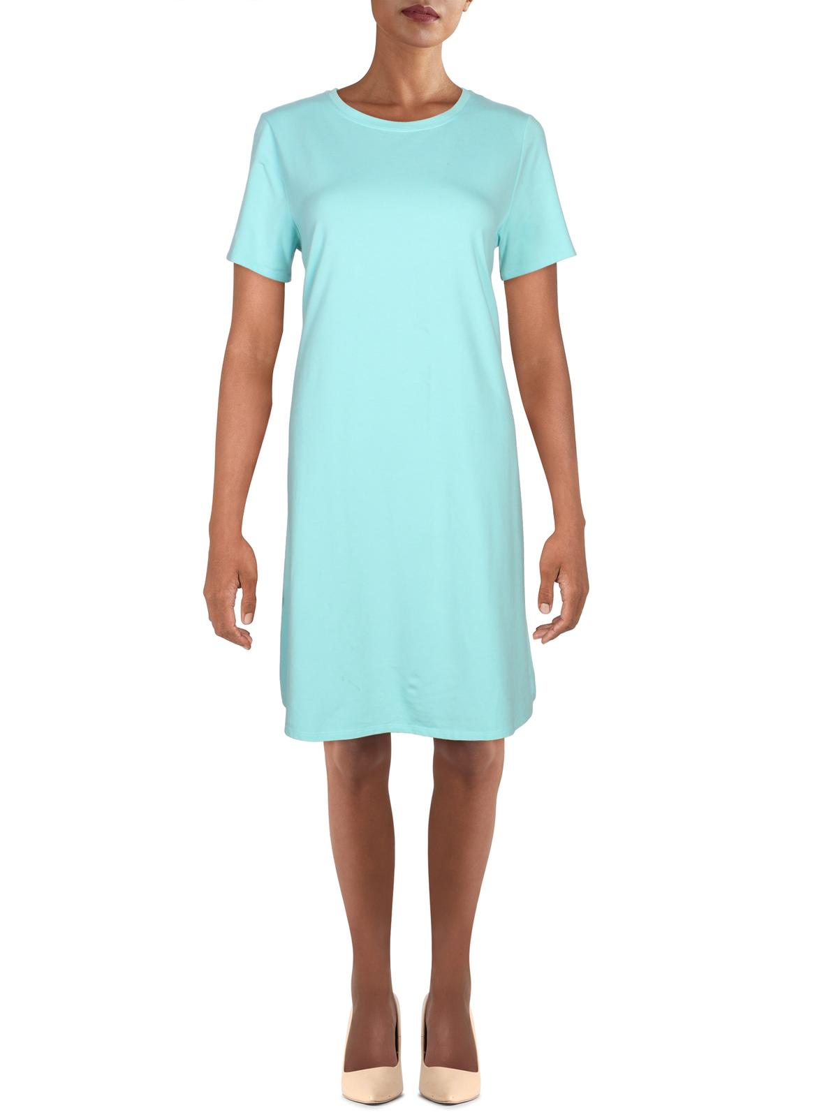 Женское платье-рубашка с круглым вырезом и коротким рукавом Eileen Fisher, цвет aqua
Женское платье-рубашка с круглым вырезом и коротким рукавом Eileen Fisher, цвет aqua