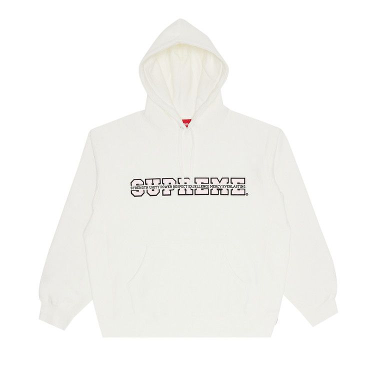 Толстовка Supreme Collegiate Acronym Hooded Sweatshirt, White
Толстовка Supreme Collegiate Acronym Hooded Sweatshirt, White