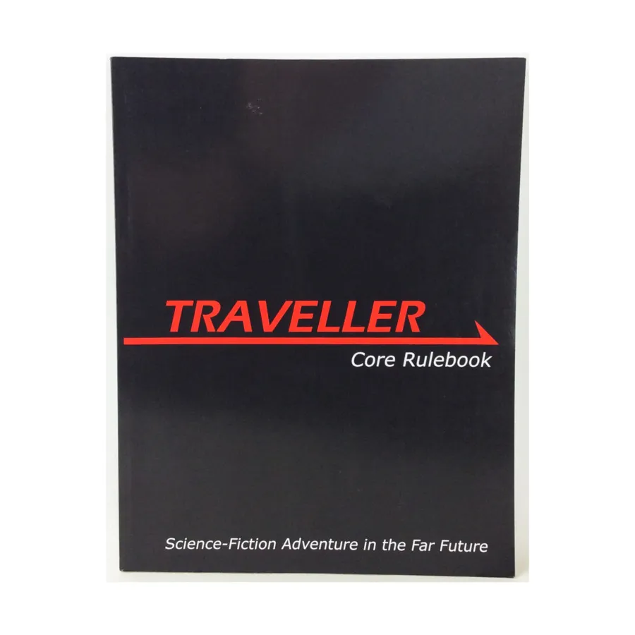 Traveller - Core Rulebook (2nd Printing, POD, Black & White), Traveller (Mongoose 1st Edition) - Core & Assorted, мягкая обложка
Traveller - Core Rulebook (2nd Printing, POD, Black & White), Traveller (Mongoose 1st Edition) - Core & Assorted, мягкая обложка