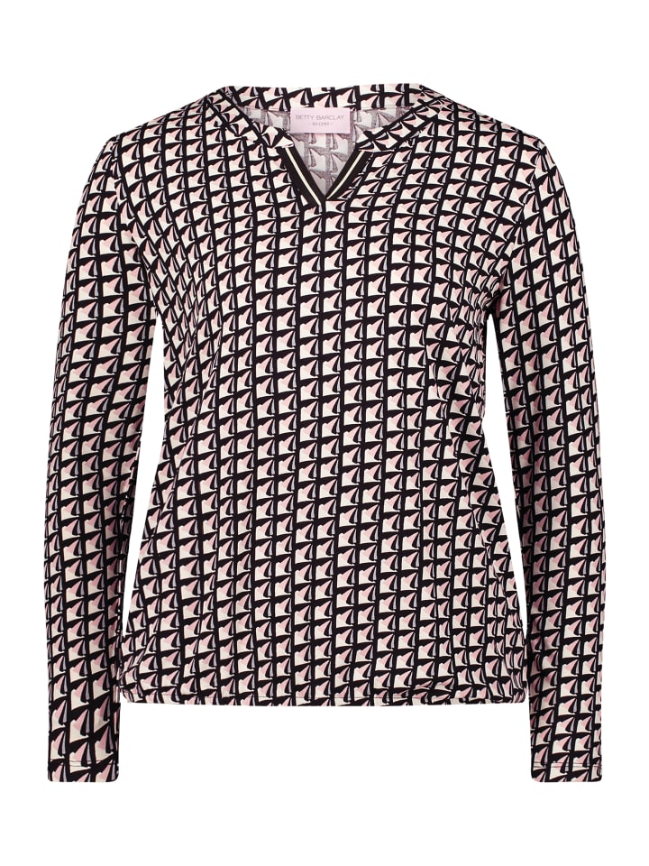 Блузка-рубашка с принтом в черно-розовом цвете Betty Barclay
Блузка-рубашка с принтом в черно-розовом цвете Betty Barclay