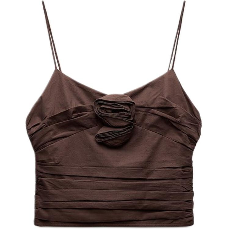 Trf Camisole Женская Коричневый Zara 
Trf Camisole Женская Коричневый Zara
