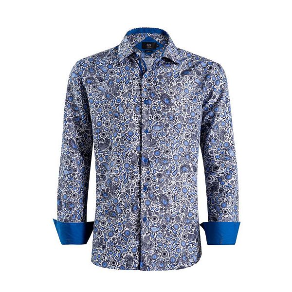 Мужская рубашка с принтом пейсли в стиле slim fit Elie Balleh
Мужская рубашка с принтом пейсли в стиле slim fit Elie Balleh