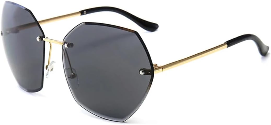 Ретро-многоугольные безободковые солнцезащитные очки с металлическими дужками в роскошном стиле для женщин и мужчин, в стиле панк, для активного отдыха, поездок и путешествий, с защитой от УФ-излучения UV400 TVTBBVV, Gold Gray
Ретро-многоугольные безободковые солнцезащитные очки с металлическими дужками в роскошном стиле для женщин и мужчин, в стиле панк, для активного отдыха, поездок и путешествий, с защитой от УФ-излучения UV400 TVTBBVV, Gold Gray