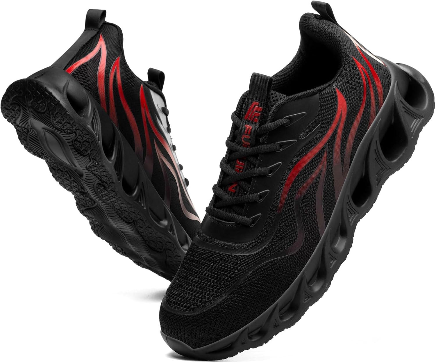 Защитные ботинки Furuian с стальным носком для мужчин и женщин, легкие и невредимые, удобные кроссовки с стальным носком, устойчивые к проколам, черный/красный
Защитные ботинки Furuian с стальным носком для мужчин и женщин, легкие и невредимые, удобные кроссовки с стальным носком, устойчивые к проколам, черный/красный