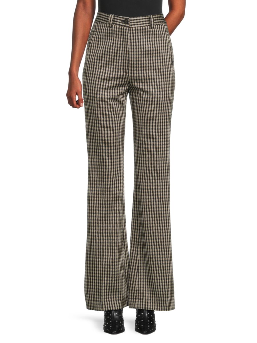 Широкие брюки с узором гусиная лапка Sonia Rykiel, черный/белый
Широкие брюки с узором гусиная лапка Sonia Rykiel, черный/белый