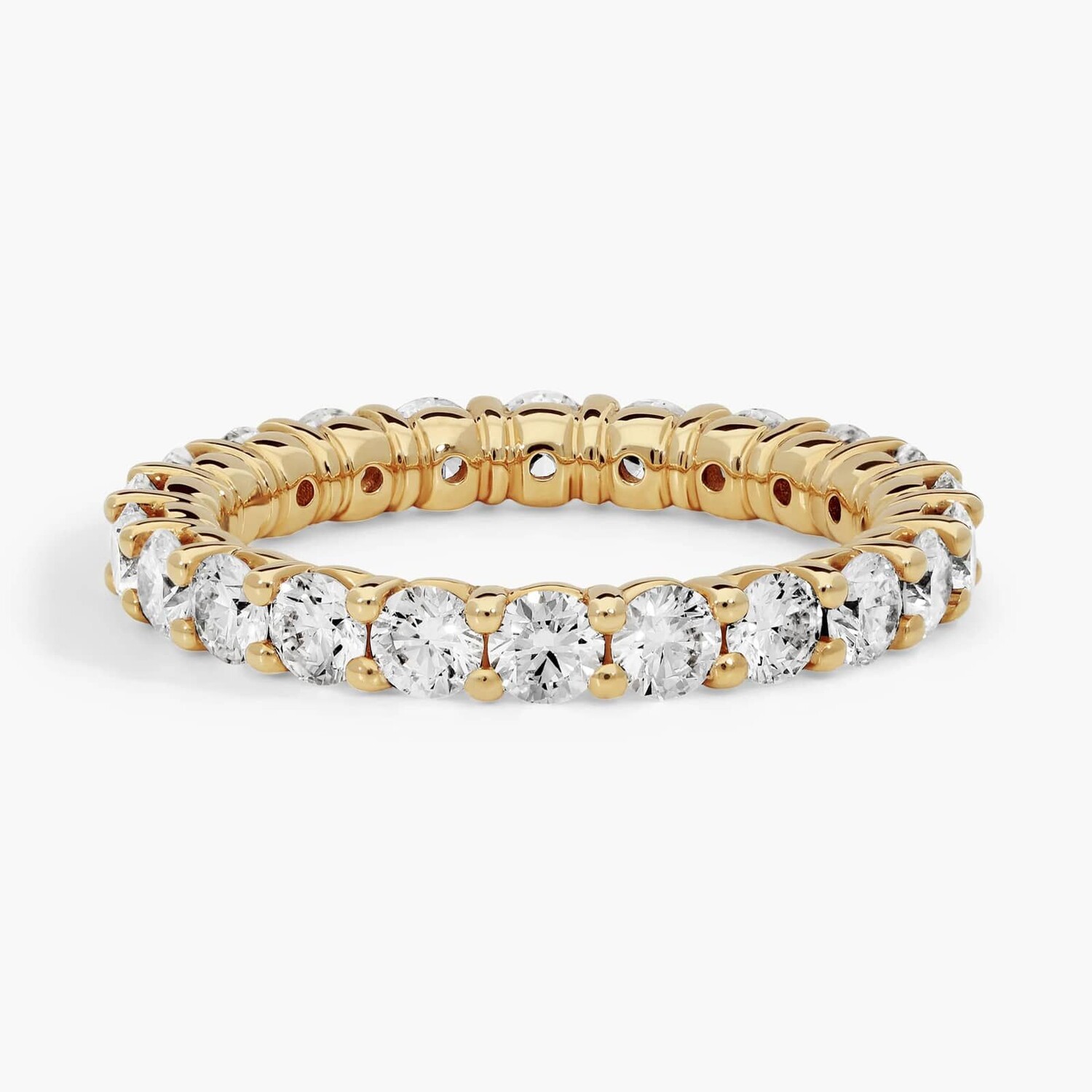 Кольцо Comfort Fit с круглым бриллиантом Eternity из 18-каратного желтого золота (2 карата) Blue Nile
Кольцо Comfort Fit с круглым бриллиантом Eternity из 18-каратного желтого золота (2 карата) Blue Nile