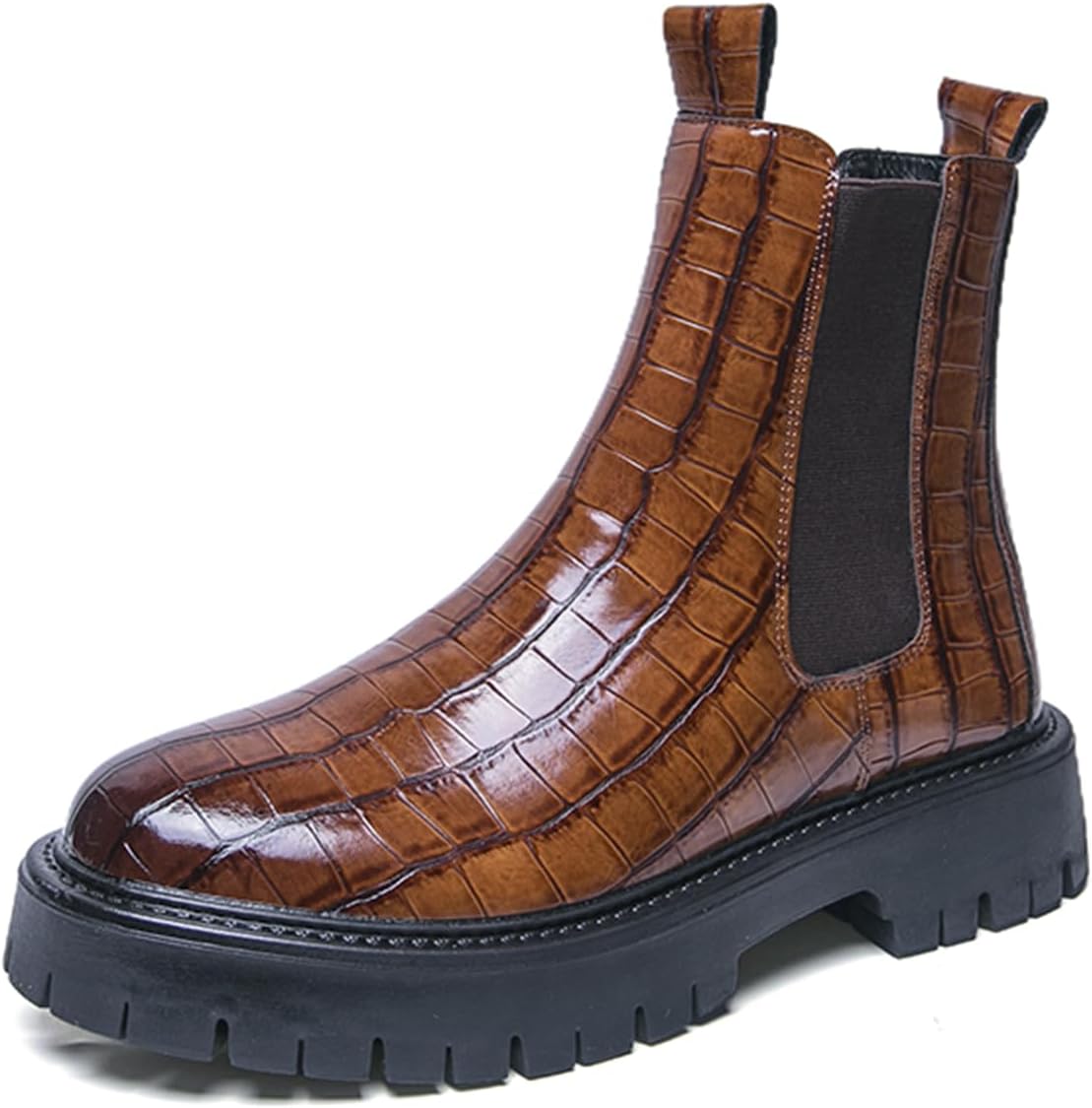 Мужские ботинки TengfeiFly Chelsea с тиснением под крокодила, на липучке с эластичными боковыми вставками, массивным каблуком-платформой, округлым носком, легкие мягкие классические ботинки для повседневной носки, офиса и деловой работы, коричне...
Мужские ботинки TengfeiFly Chelsea с тиснением под крокодила, на липучке с эластичными боковыми вставками, массивным каблуком-платформой, округлым носком, легкие мягкие классические ботинки для повседневной носки, офиса и деловой работы, коричне...