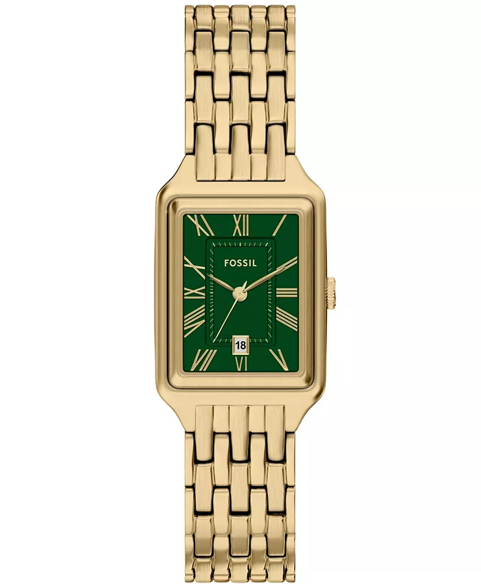 Женские часы Raquel с тремя стрелками в золотом корпусе из нержавеющей стали, 23 мм Fossil
Женские часы Raquel с тремя стрелками в золотом корпусе из нержавеющей стали, 23 мм Fossil