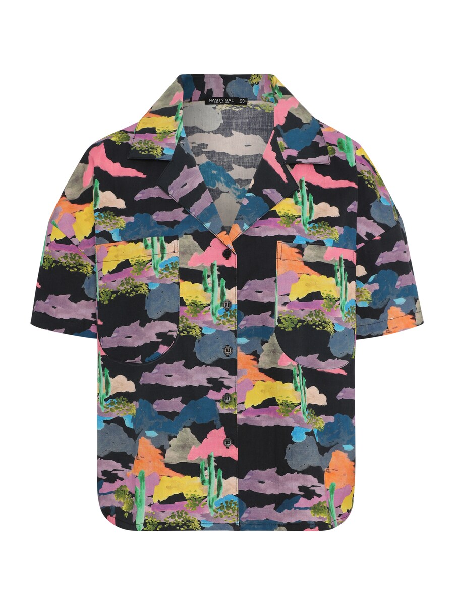 Блуза Nasty Gal Petite, черный 
Блуза Nasty Gal Petite, черный