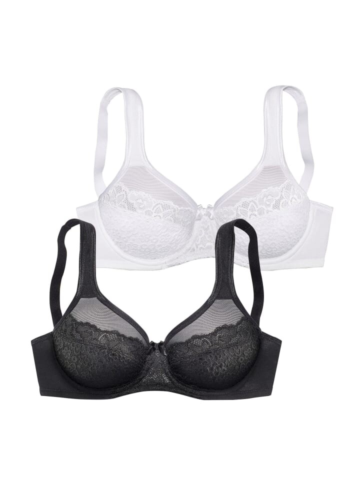 Бюстгальтер-минимайзер PETITE FLEUR Minimizer BH, цвет schwarz+weiß
Бюстгальтер-минимайзер PETITE FLEUR Minimizer BH, цвет schwarz+weiß