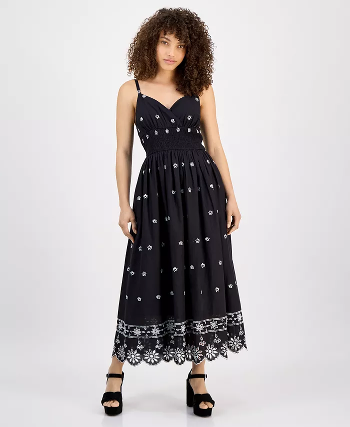 Миниатюрное черное макси-платье без рукавов с V-образным вырезом и ажурной отделкой Tinsel, черный
Миниатюрное черное макси-платье без рукавов с V-образным вырезом и ажурной отделкой Tinsel, черный