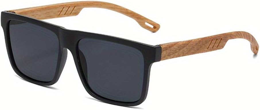 Квадратные повседневные солнцезащитные очки с имитацией древесной текстуры, пружинными шарнирами, защитой от УФ-излучения UV400, унисекс, для активного отдыха на природе UJNHGQ, C1-black
Квадратные повседневные солнцезащитные очки с имитацией древесной текстуры, пружинными шарнирами, защитой от УФ-излучения UV400, унисекс, для активного отдыха на природе UJNHGQ, C1-black