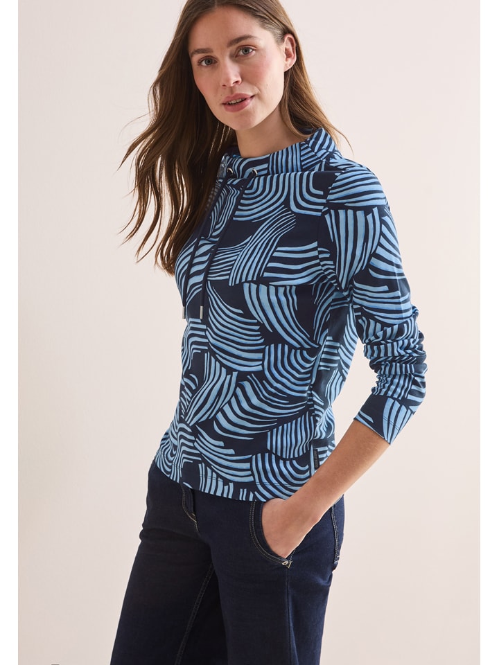 Лонгслив Cecil, синий 
Лонгслив Cecil, синий