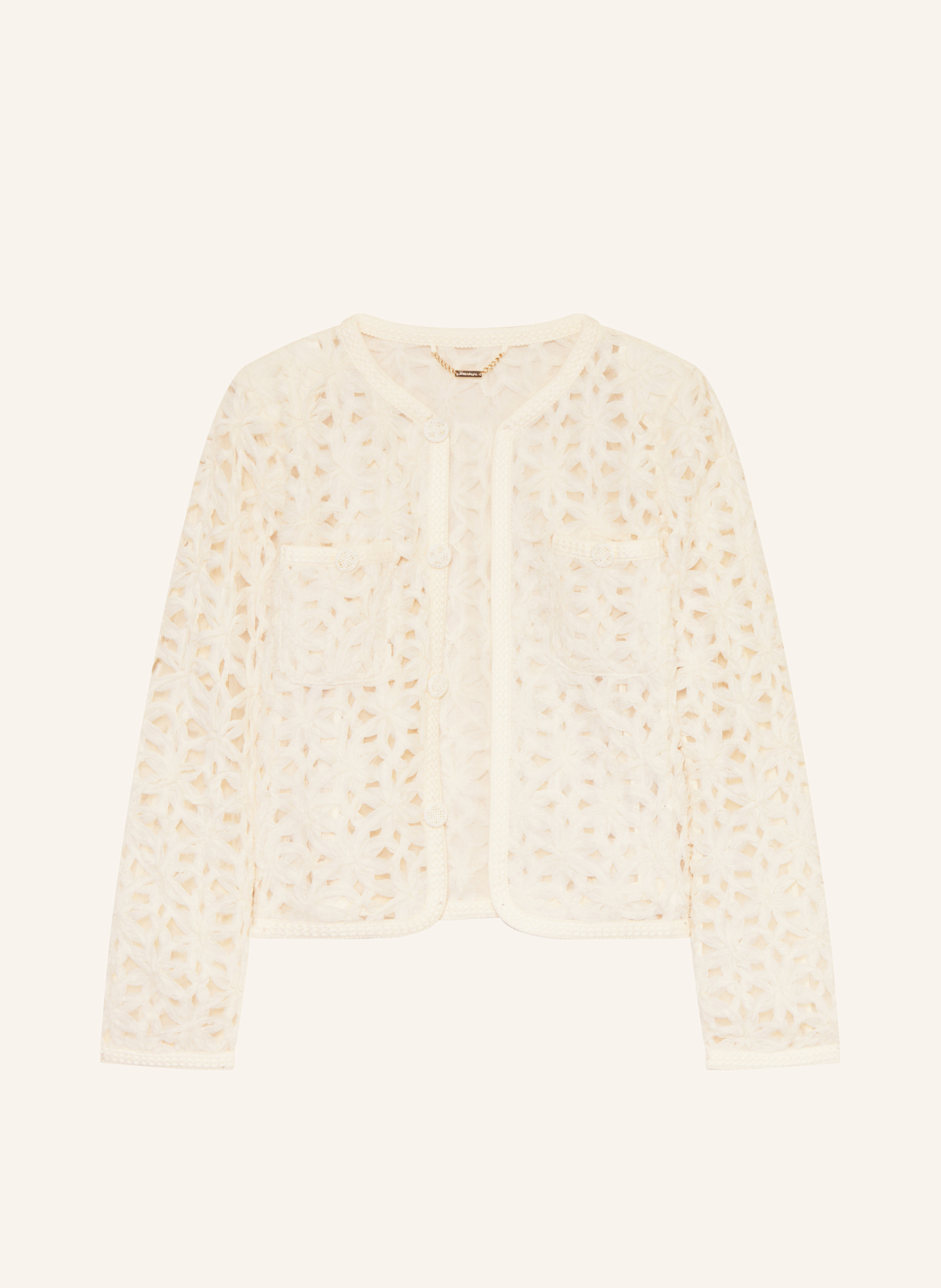 Сетчатая куртка Rich & Royal, экрю
Сетчатая куртка Rich & Royal, экрю