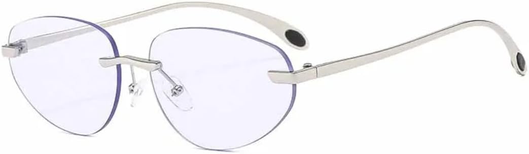 Модные овальные солнцезащитные очки без оправы для женщин, роскошные металлические, небольшие, для мужчин, для путешествий, защита от УФ-излучения UV400 TVTBBVV, Silver Blue
Модные овальные солнцезащитные очки без оправы для женщин, роскошные металлические, небольшие, для мужчин, для путешествий, защита от УФ-излучения UV400 TVTBBVV, Silver Blue