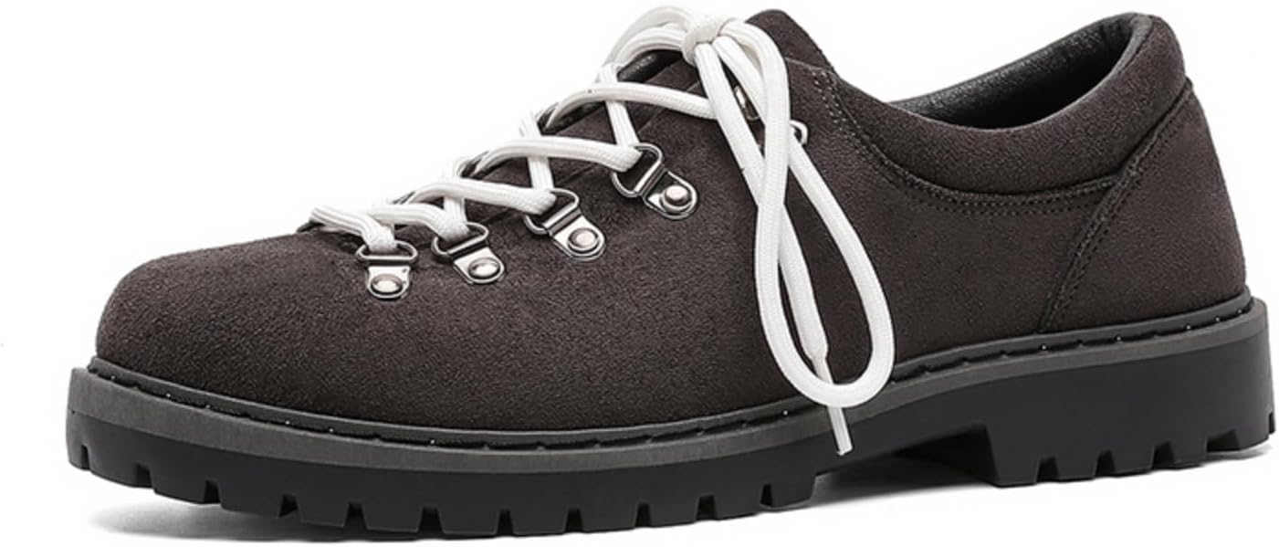 Мужские замшевые оксфорды с шнуровкой и металлическими люверсами, текстурная резиновая подошва, для повседневной носки и легких походов на открытом воздухе Kelibasi, Brownness
Мужские замшевые оксфорды с шнуровкой и металлическими люверсами, текстурная резиновая подошва, для повседневной носки и легких походов на открытом воздухе Kelibasi, Brownness