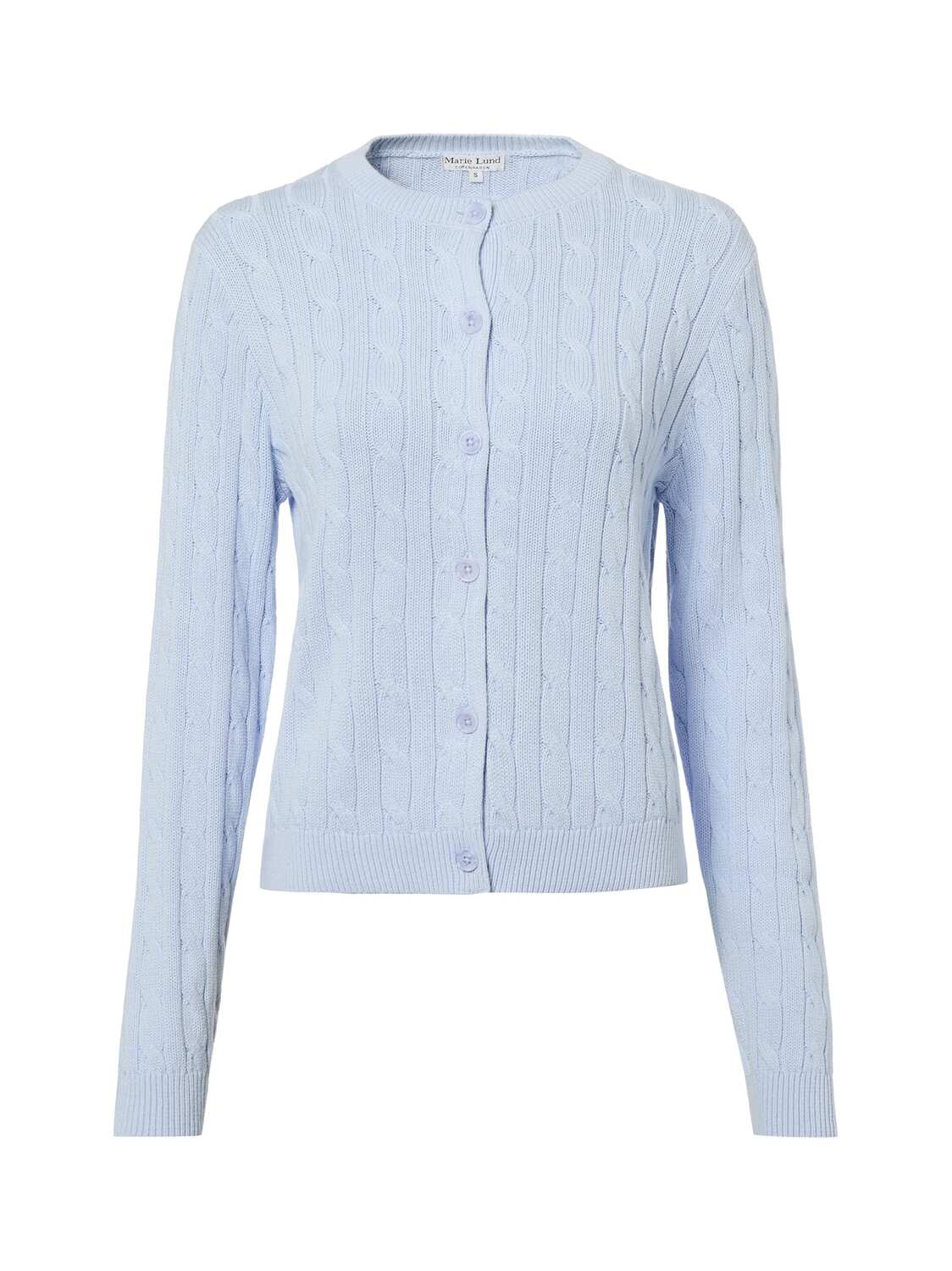Marie Lund Вязаный кардиган в небесно-голубом цвете
Marie Lund Вязаный кардиган в небесно-голубом цвете