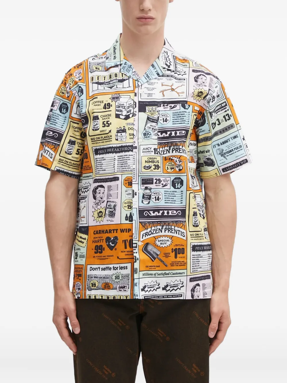 Рубашка Catalog с графичным принтом CARHARTT WIP, белый
Рубашка Catalog с графичным принтом CARHARTT WIP, белый