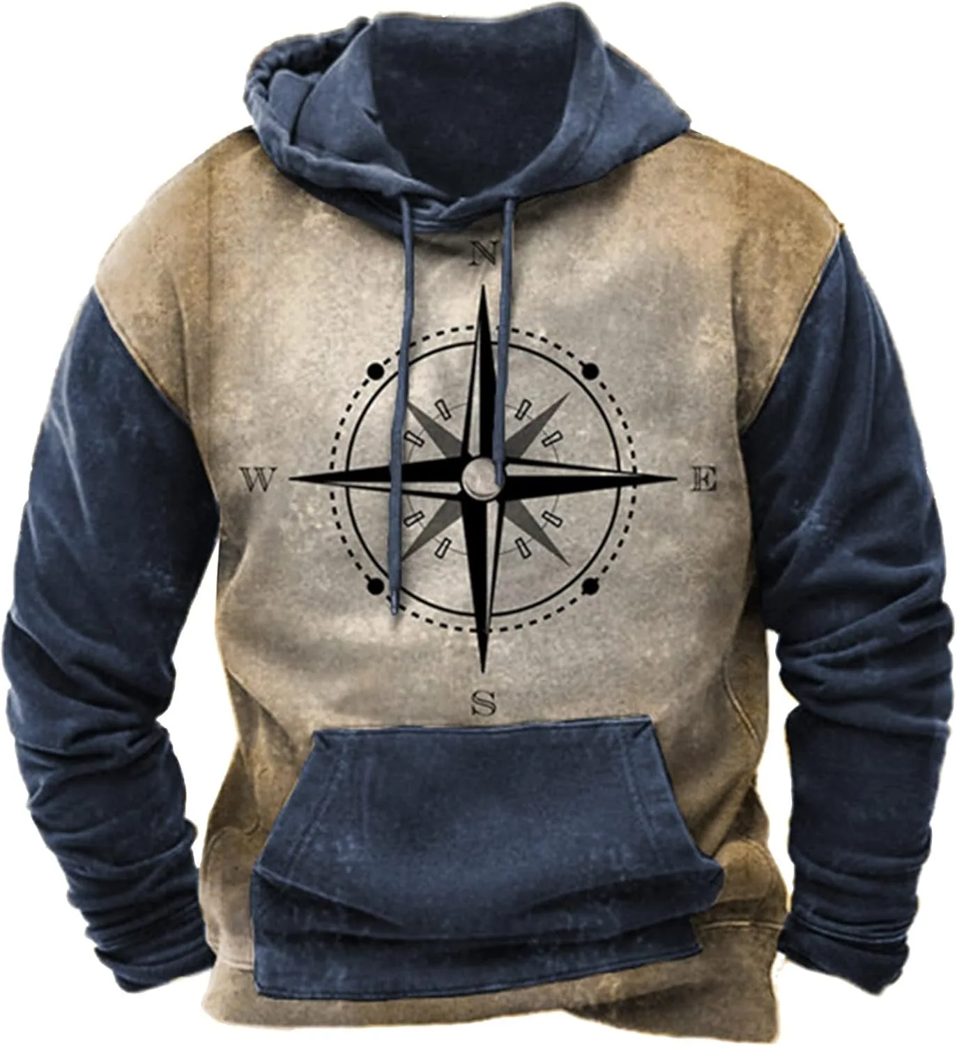 Толстовка с капюшоном Muscularfit для мужчин, этнический принт
Толстовка с капюшоном Muscularfit для мужчин, этнический принт