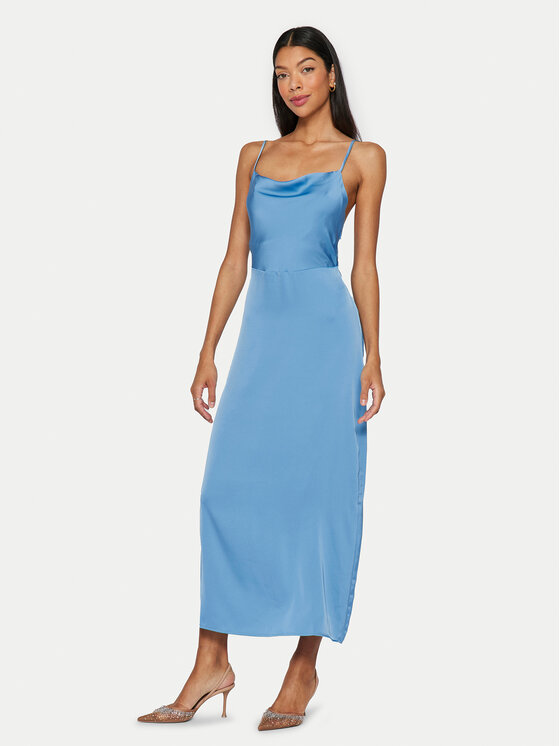 Коктейльное платье стандартный крой Ravenna 14085601 Vila, синий 
Коктейльное платье стандартный крой Ravenna 14085601 Vila, синий