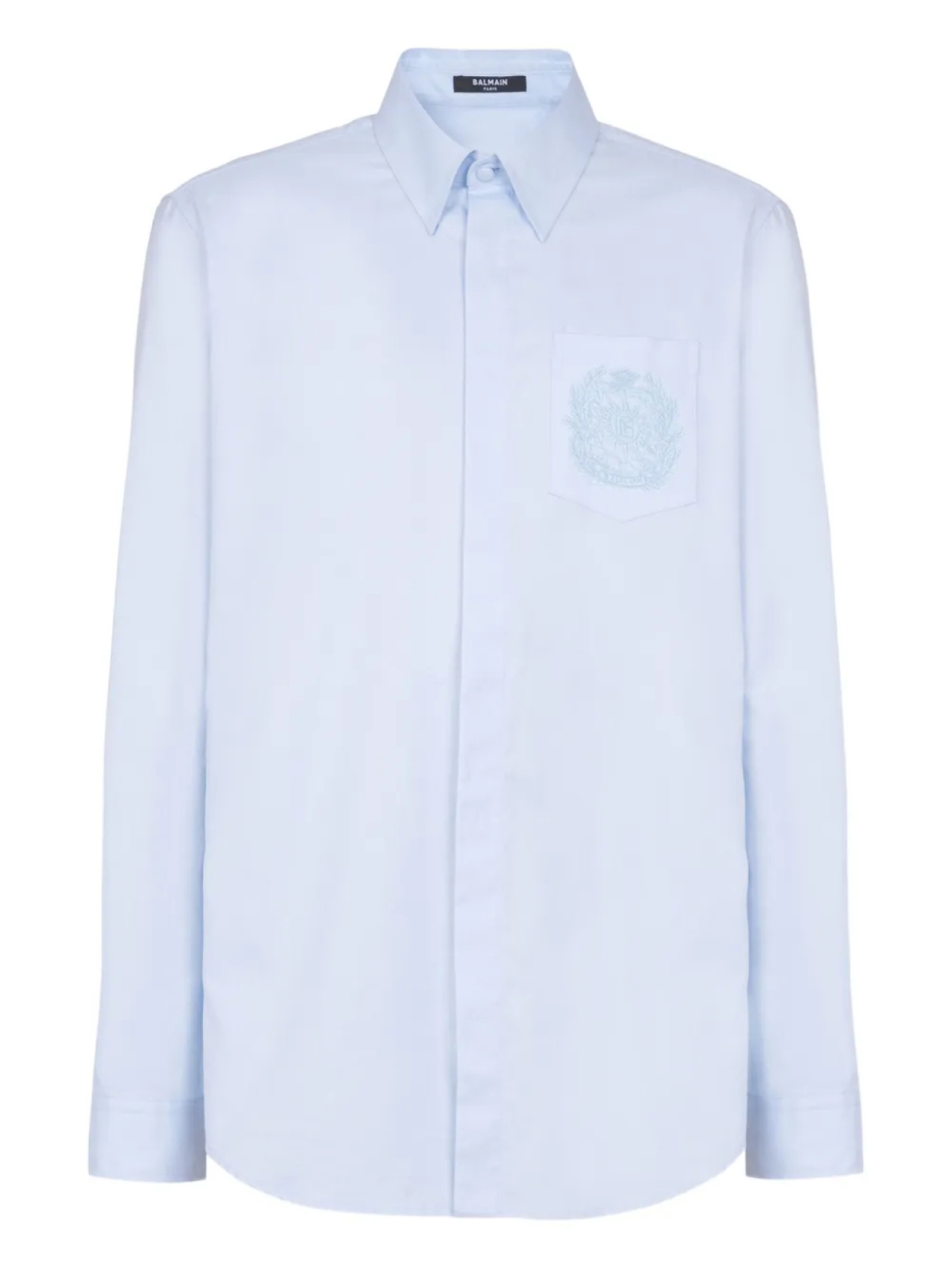 Balmain рубашка с вышитым логотипом, синий
Balmain рубашка с вышитым логотипом, синий