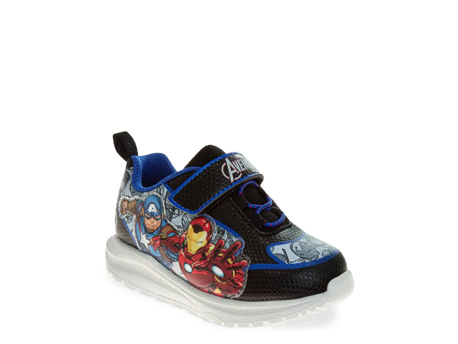 Кроссовки Disney Marvel Avengers Light-Up — детские, черные, многоцветные
Кроссовки Disney Marvel Avengers Light-Up — детские, черные, многоцветные