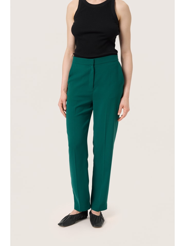 Тканевые брюки Soaked in Luxury, темно-зеленый
Тканевые брюки Soaked in Luxury, темно-зеленый