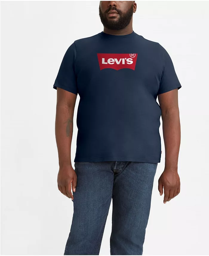 Мужская футболка с принтом Big and Tall Levi's, синий
Мужская футболка с принтом Big and Tall Levi's, синий