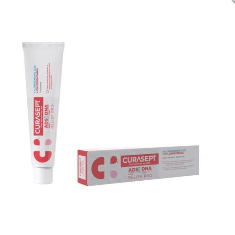 Зубная паста CURASEPT в геле 75 мл 0,20% CHX ADS720 (с хлорбутанолом) + ДНК - RELIEF PRO Curaprox
Зубная паста CURASEPT в геле 75 мл 0,20% CHX ADS720 (с хлорбутанолом) + ДНК - RELIEF PRO Curaprox