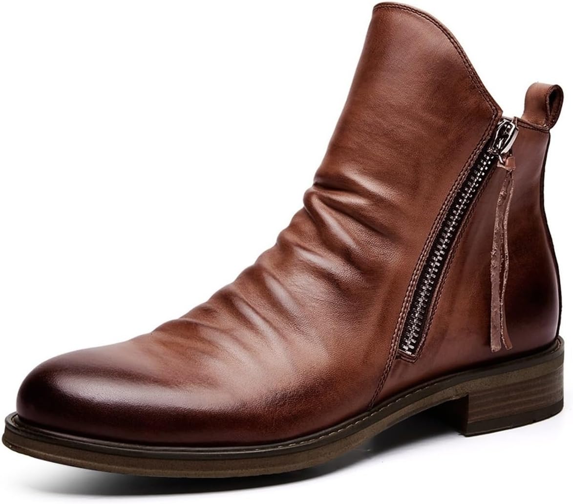 Мужские ботинки челси ручной работы из кожи с кисточками, мужские высокие ботинки на молнии, нескользящие ковбойские ботинки, повседневные ботильоны Generic, коричневый
Мужские ботинки челси ручной работы из кожи с кисточками, мужские высокие ботинки на молнии, нескользящие ковбойские ботинки, повседневные ботильоны Generic, коричневый