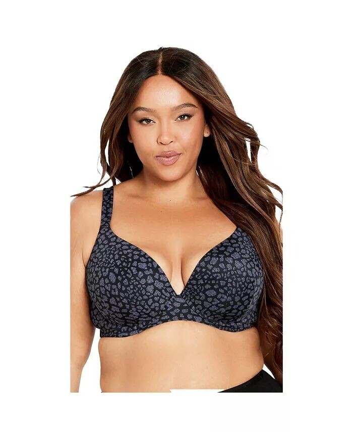 Модный бюстгальтер больших размеров с глубоким вырезом и принтом AVENUE, серый
Модный бюстгальтер больших размеров с глубоким вырезом и принтом AVENUE, серый