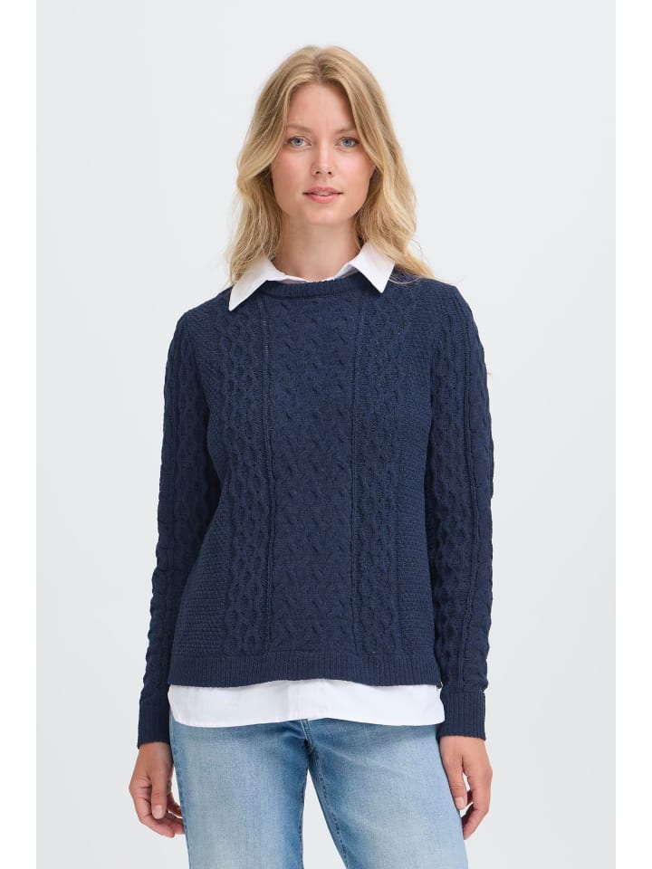 Oxmo Вязаный свитер OXFSanvi синего цвета
Oxmo Вязаный свитер OXFSanvi синего цвета