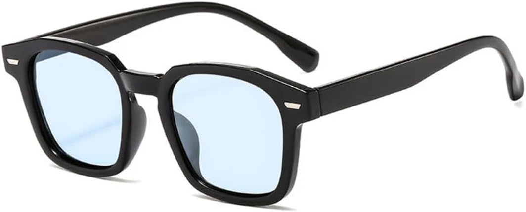 Классические заклепки украшают маленькие квадратные солнцезащитные очки в винтажном стиле для женщин и мужчин, для активного отдыха на природе, рыбалки и использования с защитой от УФ-излучения UV400 TVTBBVV, Black Blue
Классические заклепки украшают маленькие квадратные солнцезащитные очки в винтажном стиле для женщин и мужчин, для активного отдыха на природе, рыбалки и использования с защитой от УФ-излучения UV400 TVTBBVV, Black Blue