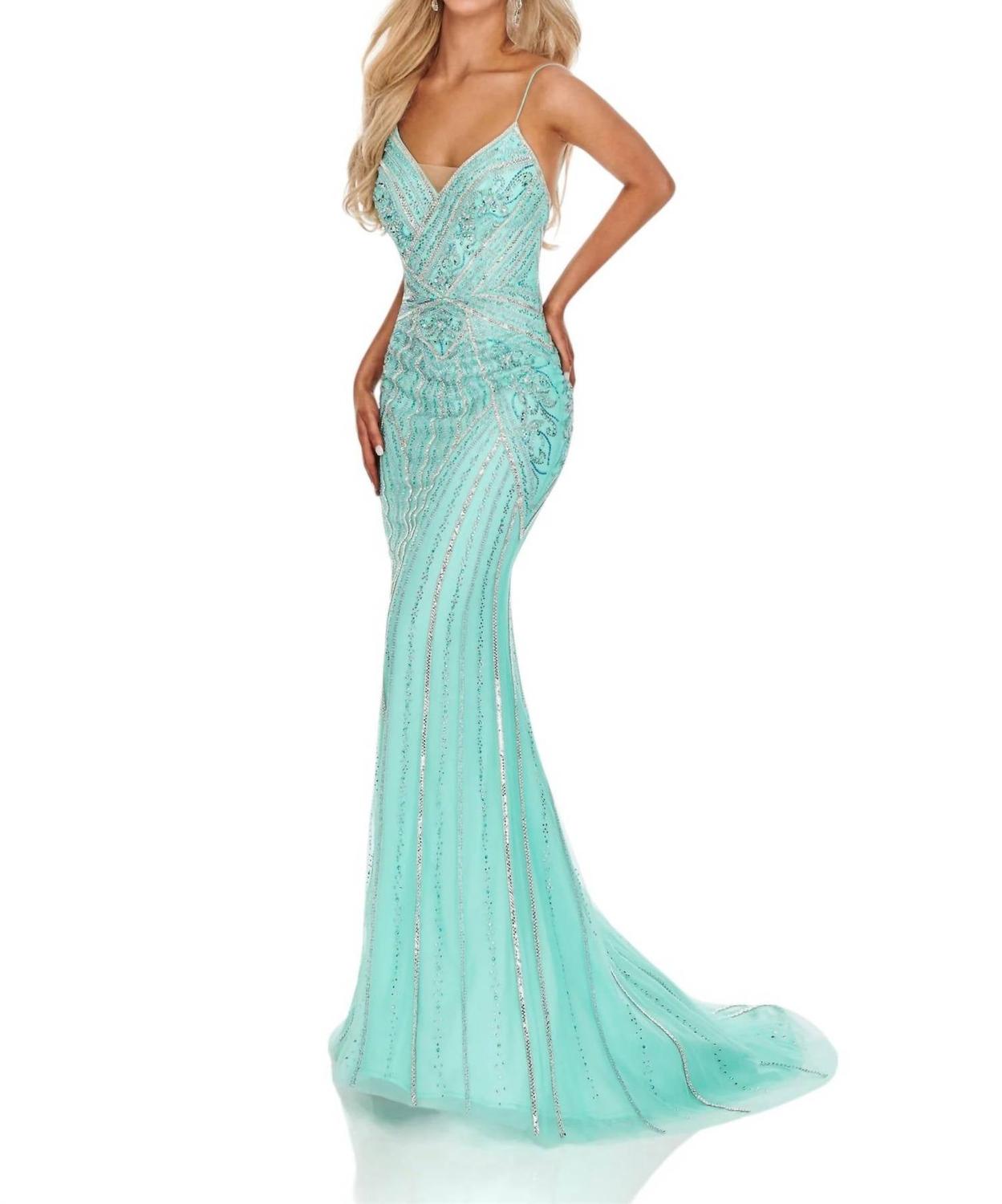 Сексуальное вечернее платье Sexy Back в цвете аква RACHEL ALLAN
Сексуальное вечернее платье Sexy Back в цвете аква RACHEL ALLAN