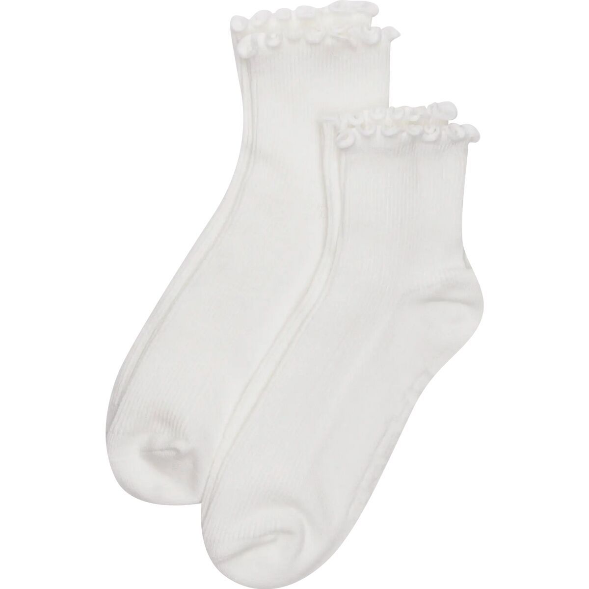 Носки с кружевным краем (2 пары) Baggu, белый
Носки с кружевным краем (2 пары) Baggu, белый