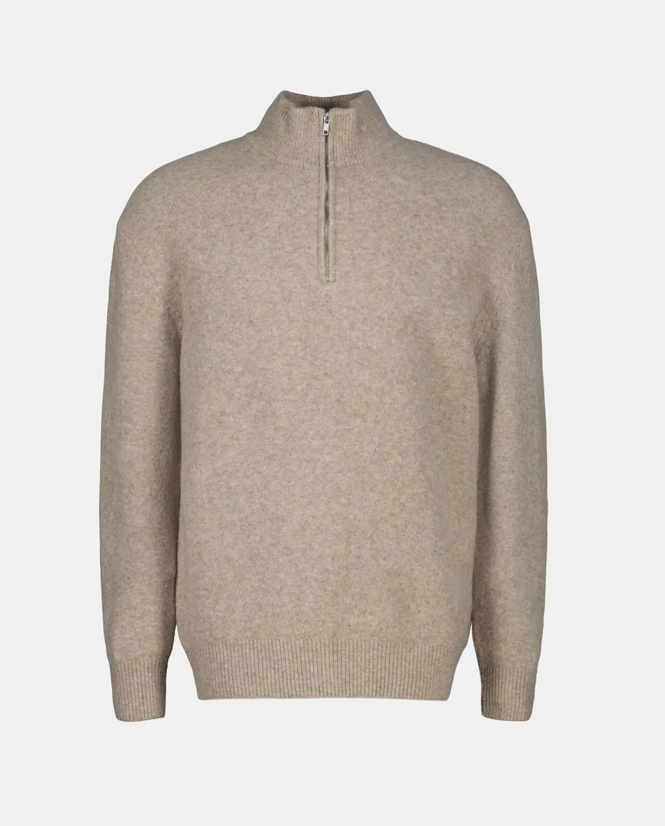 Мужской джемпер с полузастежкой на молнию, высокого качества, из смеси шерсти с мягкой отделкой Green Coast, коричневый
Мужской джемпер с полузастежкой на молнию, высокого качества, из смеси шерсти с мягкой отделкой Green Coast, коричневый