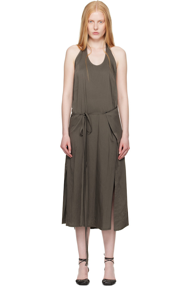 Фартук миди-платье Lemaire, коричневый
Фартук миди-платье Lemaire, коричневый